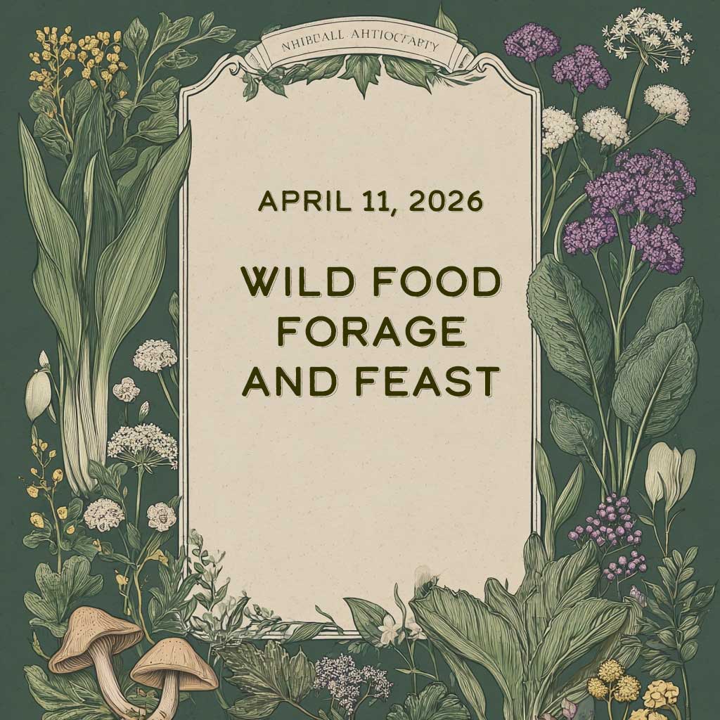Wild Food Forage & Feast ~ April 11, 2026 image 0