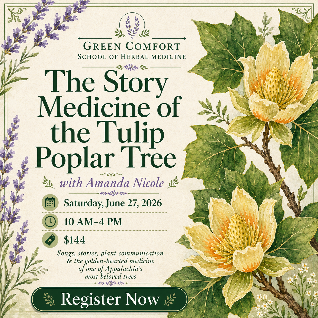 June 27, 2026 — The Story Medicine of the Poplar Tree