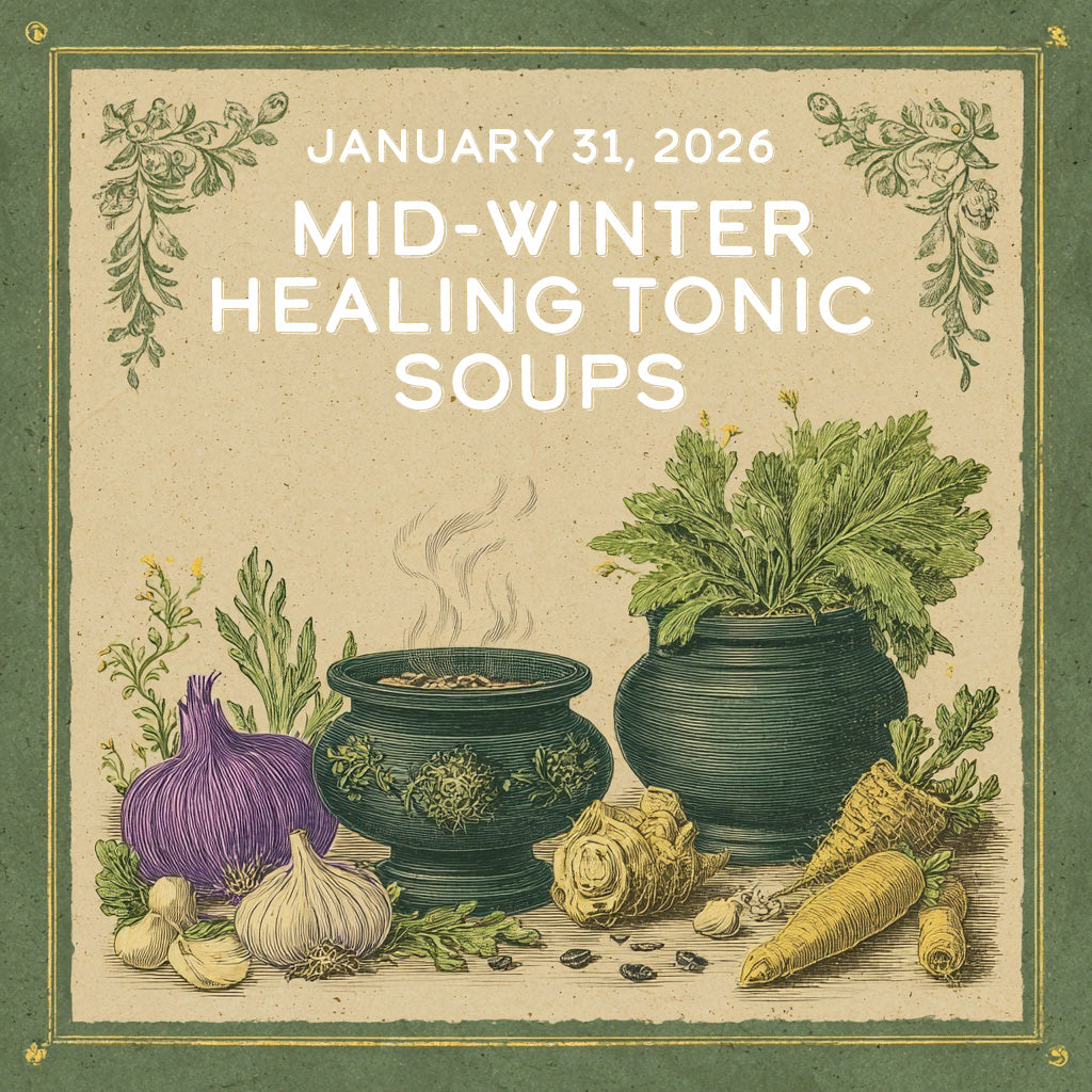 January 31 – Mid-Winter Healing Tonic Soups